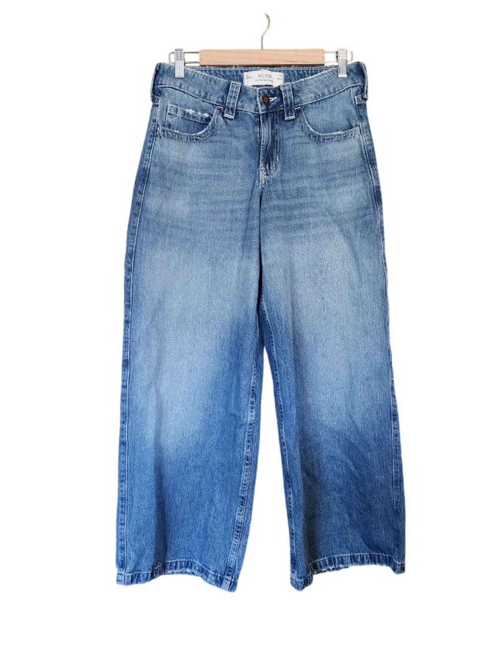 Hollister Low Rise Super Baggy Denim Jeans Womens Size 4R